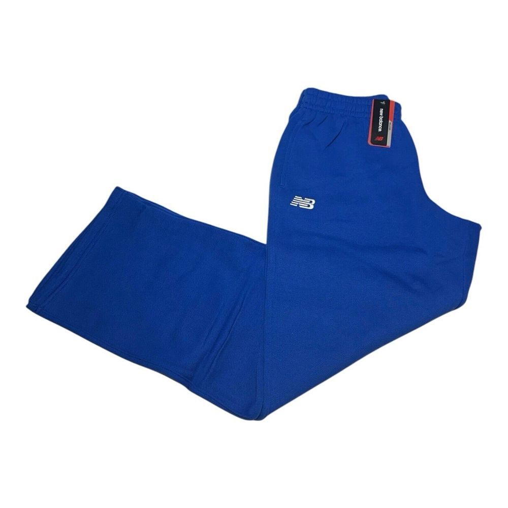 New Balance Training Sweatpants Men's Size M Royal Blue Joggers Pants Fleece NWT
